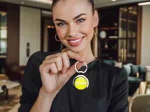 Saab Anelli Chiave Uomo Acciaio Inox Stile Minimal